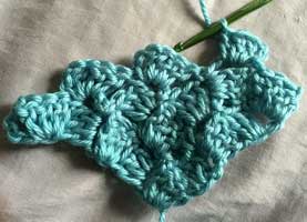 Continue Diagonal Crochet