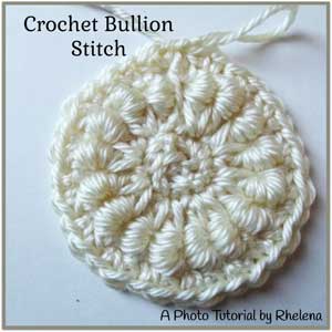 Small Bullion Stitch Mat