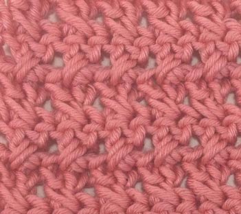 Crossed Double Crochet