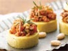 Deconstructed Crab Cakes in Polenta Nests
