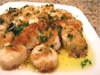 Sauted Scallops with Lemon, Parsley and Pecans