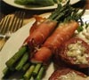 Asparagus wrapped in Prosciutto